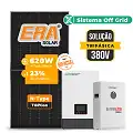 Gerador de Energia Solar Retrofit Luxpower Sem Estrutura SGF 3,72KWP ERA BIF 620W WPV 5KW AC TRIF. 380V DC48V BAT. LITIO 20,48kWh