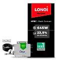 Gerador de Energia Solar Microinversor DEYE Telhado Fibro Parafuso Madeira SGF 2,58KWP LONGI 645W HPBC SUN 2.25KW 4MPPT MONO 220V COM CABO