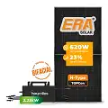 Gerador de Energia Solar Microinversor Hoymiles Sem Estrutura SGF 19,84KWP ERA BIFACIAL 620W HMS-2250DW-4T 2.25KW 2MPPT MONO 220V