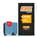 Gerador de Energia Solar On Grid Solplanet Telhado Fibro Parafuso Madeira SGF 66,96KWP ERA N-TYPE MONO 620W ASW 50KW 5MPPT TRIF 380V