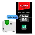 Gerador de Energia Solar On Grid Sungrow Laje Inclinação SGF 6,45KWP LONGI 645W HPBC SG RS-L 7.5KW 2MPPT FAST TRACK MONO 220V