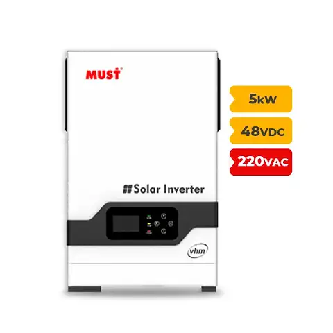 Foto 4 - Gerador de Energia Solar Off Grid Interativo Must Sem Estrutura SGF 7,32KWP RONMA 610W PV29 HP 5KW AC220V DC48V BAT. LITIO 5.12KWH 100A