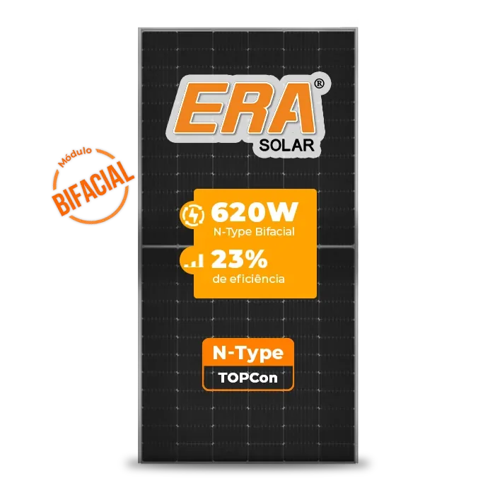 Foto 4 - Gerador de Energia Solar On Grid Growatt Telhado Metálico Mini Trilho SGF 7,44KWP ERA BIFACIAL 620W MIN X2 6KW 2MPPT MONO 220V